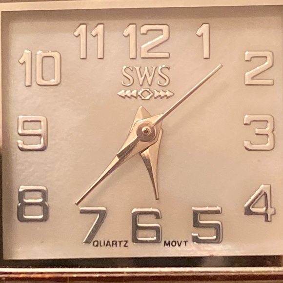 Vintage SWS stainless steel quartz watch - Picture 3 of 4